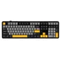 AULA F108 Gray+Orange+Deep Gray Gasket Keyboard with Volcano RGB Switches