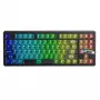 AULA Gasket F87 Pro V2 Black Mist Transparent Leobog X3 RGB taustiņu bloks