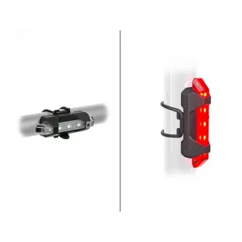 Author A-Stake Mini USB uzlādējams velo lukturu komplekts