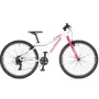 Author Limit 26 inch kalnu velosipēds, 21 ātrums, alumīnija rāmis, amortizācijas dakša, Extreme White/Suzy Pink
