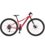 Author Limit 29er Hardtail kalnu velosipēds, 14 collu rāmis, sarkans/melns