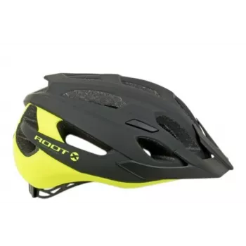 Author Root Inmold X0 Ķivere – Ceļš, MTB un Pilsēta, Melna/Neona Dzeltena, 57-62cm (L/XL)
