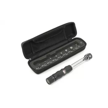 Author Tool CC TW5 Griezes momenta atslēga 2-14 Nm ar bitiem, 1/4 inch piedziņa, kalibrēta, melna/sudraba