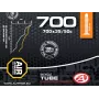 Author Tube AT-CROSS-700C Wide FV48 700x35/50C (Melns) - 48mm Presta vārsts, butilgumijas iekšējā riepa