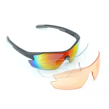 Author Vision LX S!BRIGHT Orange 65 & BlueRevo 13 sporta saulesbrilles (Grey-Matt)