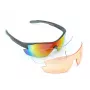 Author Vision LX S!BRIGHT Orange 65 & BlueRevo 13 sporta saulesbrilles (Grey-Matt)