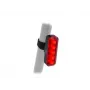 Author XYRIUS Brake USB aizmugurējā gaisma 400 lm, melna ar sarkanu lēcu