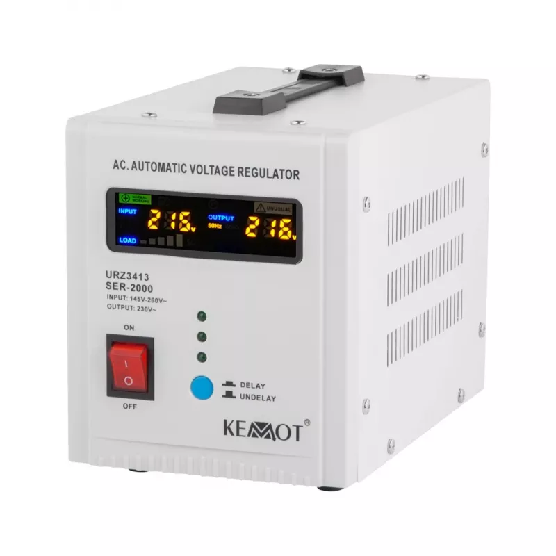 KEMOT SER-2000 automātiskais sprieguma stabilizators
