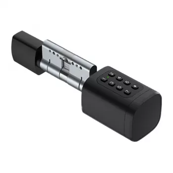AVATTO SDL-V1-B70 70mm digitālā slēdzenes cilindrs melns