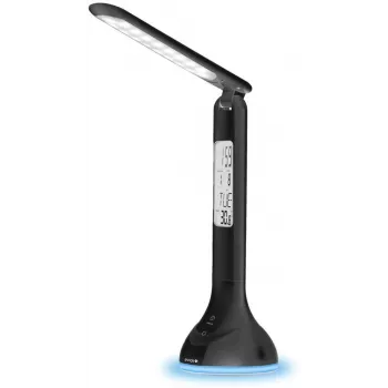 Avide ABLDLRGB-CALENDAR-4W-BL LED galda lampa ar RGB kalendāru, melna, 4W, 250lm