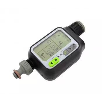AWTOOLS Automātiskais ūdens taimeris apūdeņošanas kontrolleris ar LCD displeju, 1 zona, G1 inch ieeja, ar baterijām
