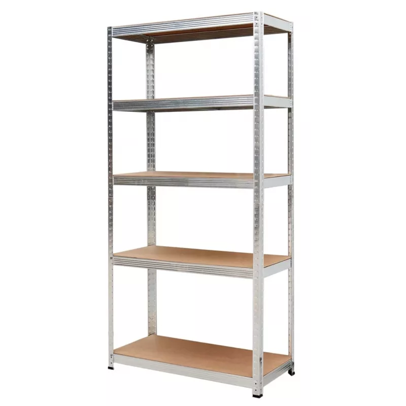 AWTOOLS AW Rack 5 Plaukti 200x90x40, Slodze 250kg / 5.0mm - Ātrā montāža bez skrūvēm