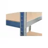 AWTOOLS AW Rack 5 Plaukti 200x90x40, Slodze 250kg / 5.0mm - Ātrā montāža bez skrūvēm
