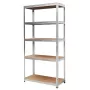 AWTOOLS AW Rack 5 Plaukti 200x90x40, Slodze 250kg / 5.0mm - Ātrā montāža bez skrūvēm