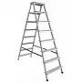 AWTOOLS AW23031 Daudzfunkcionālās saliekamās kāpnes, 12 pakāpieni, 150 kg, alumīnijs