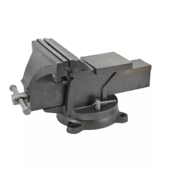 AWTOOLS AW24207 Virpstoles skrūvspīles ar pamatni 100mm čuguna ar laktu