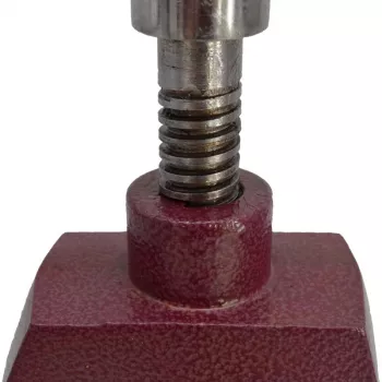 AWTOOLS AW24307 Skrūvspīles 100 mm Spīļu platums Čuguna Fiksēta Pamatne ar Laktu