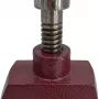 AWTOOLS AW24307 Skrūvspīles 100 mm Spīļu platums Čuguna Fiksēta Pamatne ar Laktu