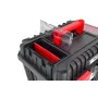 AWTOOLS AW30533BL 12 Nodalījumu Instrumentu Organizators ar Caurspīdīgu Vāku, Melns