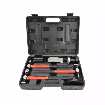AWTOOLS AW32269BL 1000 g Kalvja āmurs ar stiklplasta kātu un šķērsgalu, melns