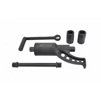AWTOOLS AW39300 Automātiskā atpakaļtināmā gaisa šļūtenes spole 10m PVC 12 bar ar ātro savienotāju