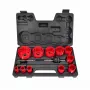 AWTOOLS AW49661 Bimetāla Caurumu Zāģis 60 mm ar Maināma Soļa Zobiem Metālam, Kokam, Plastmasai, Ģipškartonam un Drywall
