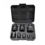 AWTOOLS Trieciena Uzgriežņu Adapteru un Reduktoru Komplekts 8-Daļīgs CrMo Black Line