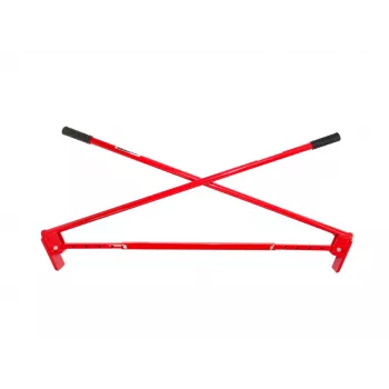 AWTOOLS Bruģakmens satvērējs ar paralēlu satvērienu, 100–400 mm žoklis, 100 kg ietilpība, tērauds, diviem cilvēkiem