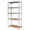 AWTOOLS Plaukta statīvs 5 plaukti 180x90x40 cm Slodze 250 kg uz plaukta 5.0 mm cinkots tērauds
