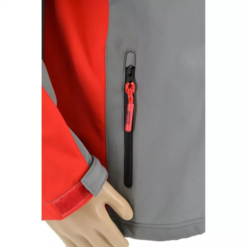 AWTOOLS softshell jaka sporta krekls T4 sarkani pelēks L
