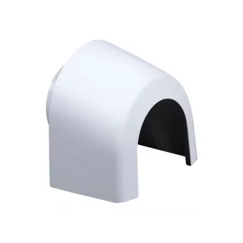 Axis Conduit Adapter U-shape 30mm A — kabeļu ievada adapteris kameru korpusiem (M25/3/4 collu NPT, balts, pulverkrāsots alumīnijs)