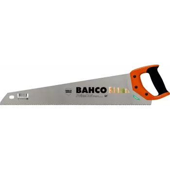 Bahco 16 collu rokas zāģis ar XT zobiem, 7/8 TPI, ergonomisks bi-materiāla rokturis, pret rūsu aizsargājošs pārklājums, kokam, skaidu plātnēm un saplāksnim (08NP16U78HP)