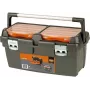 Bahco 4750PTB60 instrumentu kaste / detaļu organizators, 600 x 270 x 270 mm, polipropilēns, melna/oranža, izņemama paplāte, aizslēdzama