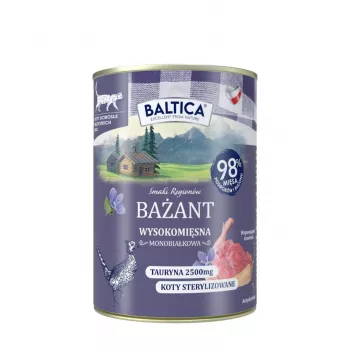 BALTICA Regional Flavours Pieaugušiem kaķiem Fazāns 400g