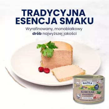 BALTICA Smaki Regionów Pieaugušo kaķu barība Vistas 400g