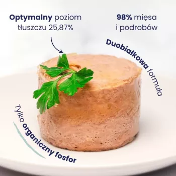 BALTICA Smaki Regionów pieaugušu kaķu mitrā barība ar tītaru un trusi 185g bundža