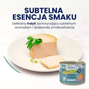 BALTICA Smaki regionów Turkey Mono - Slapjā barība kaķiem - 400g