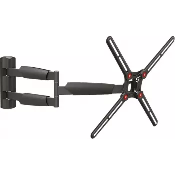 BARKAN BM343XL pilnās kustības TV sienas stiprinājums 13-65 inch TV, 4 eņģes, pagarināta roka, melns