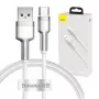 Baseus Cafule USB-A uz USB-C kabelis, 66W, 1m, Balts