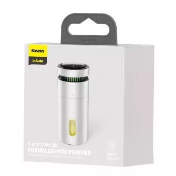 Baseus Car Air Purifier with Formaldehyde Indicator (Sudrabs)