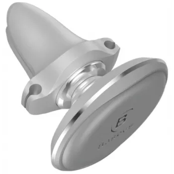 Baseus Car Mount Magnetic Car Phone Holder (Air Vent) 360 Degree ar Kabeļa Turētāju, Sudrabs