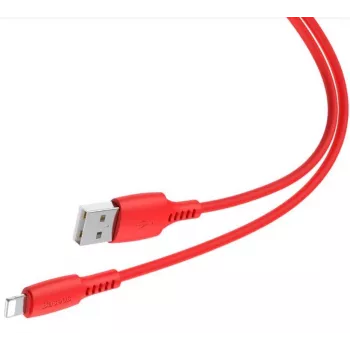Baseus Colorful Cable USB-A uz Lightning 2.4A 1.2m Sarkans