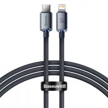 Baseus Lightning to USB-C PD QC Cable 20W 480Mbps 1,2m Black