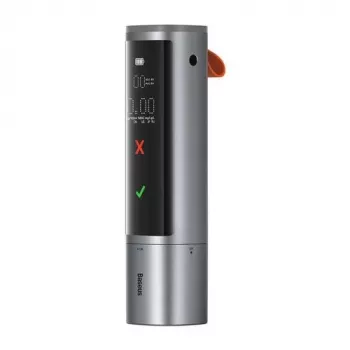 Baseus SafeJourney Pro automašīnas alkohola analizators, pelēks, USB-C, 470 mAh