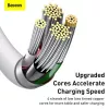 Baseus Superior Series Lightning kabelis, ātrā uzlāde, dati 2.4A, 1,5m balts (CALYS-B02)