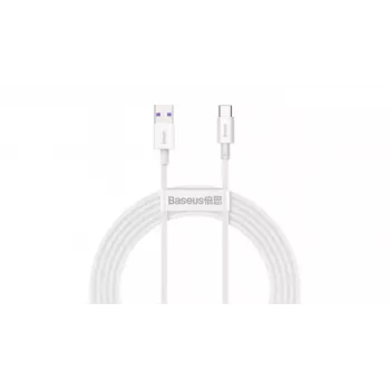 Baseus USB-A to USB-C kabelis 1m Balts 66W CATYS-02