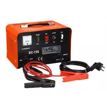 BC-15S 7A Inteliģents 12V/24V 7-Pakāpju Svina-Skābes Akumulatoru Lādētājs ar LCD un Atjaunošanas Režīmu