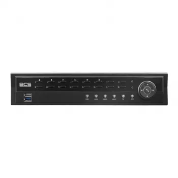 BCS 16 kanālu IP NVR BCS-U-NVR1602-A-4K-8P ar 6TB HDD