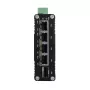 BCS-ISP04G-1SFP Industrial 4-Port Gigabit PoE+ Switch ar 1 SFP Slotu, Nepārvaldāms, DIN-Rail, IP30