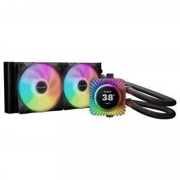 be quiet! Light Loop IO LCD 240mm šķidruma dzesētājs, melns